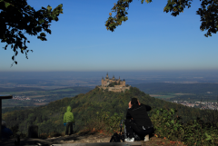 Burg Hohenzollern vom Zellerhorn aus gesehen