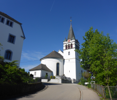 HW 1 Kirche Jungingen - Startpunkt der Etappe Jungingen - Burgfelden 25 km